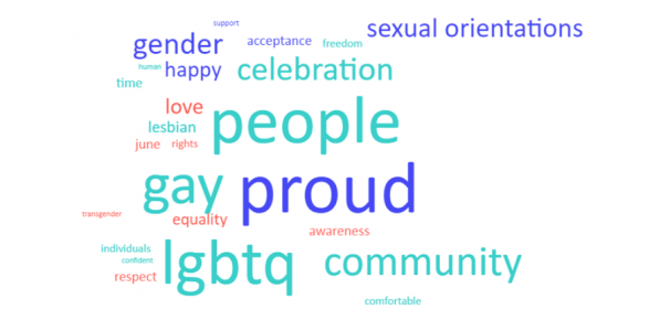 What doewhatdoespridemeantoyous pride mean to you wordcloud